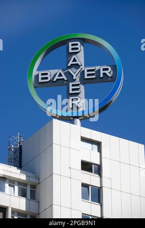 Bayer Cross, Hardenberg Tower, Budaapester Strasse, Charlottenburg, Berlin, Allemagne Banque D'Images