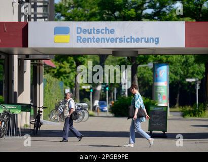 L'assurance pension allemande, Fehrbelliner Platz, Berlin, Berlin, Allemagne Banque D'Images