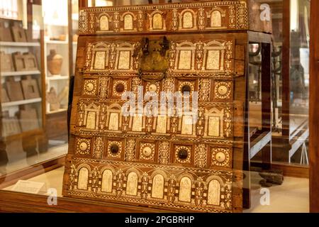 Exposition au Musée égyptien, le Caire, Égypte Banque D'Images