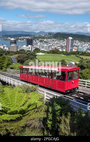 Funiculaire de Wellington, Île du Nord, Nouvelle-Zélande Banque D'Images