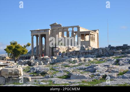 Grèce, Athènes, Acropole, Parthénon Banque D'Images