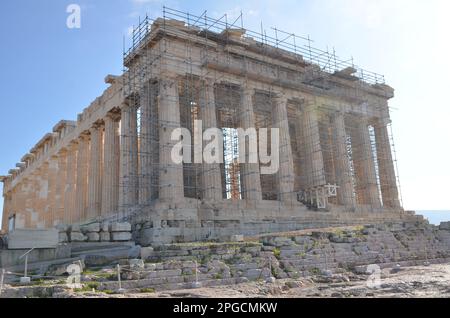 Grèce, Athènes, Acropole, Parthénon Banque D'Images