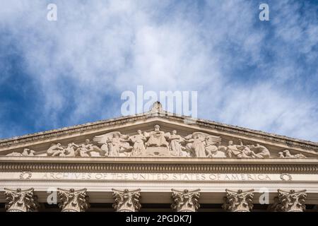 Washington, DC, États-Unis-fév 6, 2023 : la National Archives and Records Administration est un organisme fédéral chargé de la préservation et d Banque D'Images