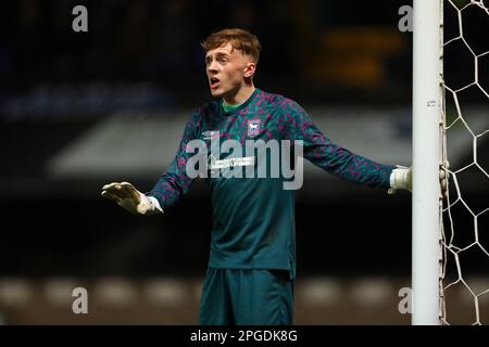 Woody Williamson of Ipswich Town - Ipswich Town v West Ham United, FA Youth Cup Sixième tour, Portman Road, Ipswich, Royaume-Uni - 22nd février 2023 Banque D'Images