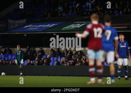 Woody Williamson of Ipswich Town - Ipswich Town v West Ham United, FA Youth Cup Sixième tour, Portman Road, Ipswich, Royaume-Uni - 22nd février 2023 Banque D'Images