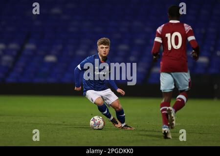 Jack Manly de Ipswich Town - Ipswich Town v West Ham United, FA Youth Cup Sixième tour, Portman Road, Ipswich, Royaume-Uni - 22nd février 2023 Banque D'Images