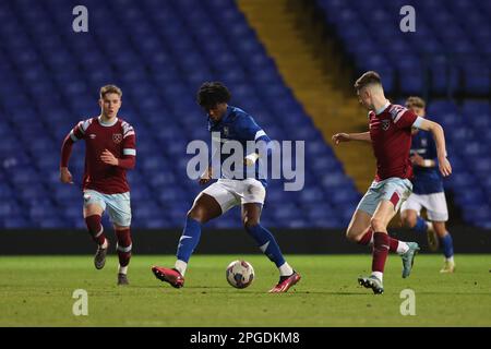 Osman Foyo d'Ipswich Town - Ipswich Town v West Ham United, FA Youth Cup Sixième tour, Portman Road, Ipswich, Royaume-Uni - 22nd février 2023 Banque D'Images