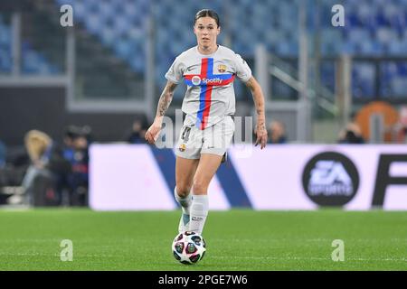 Latina, Latium. 21st mars 2023. MAPI Leon de Barcelone pendant la femme champions quart de finale de ligue, 1st jambe entre COMME Roma / Barcelone, stade olympique, Italie, 21 mars 2023. AllShotLive/Sipa USA crédit: SIPA USA/Alamy Live News Banque D'Images