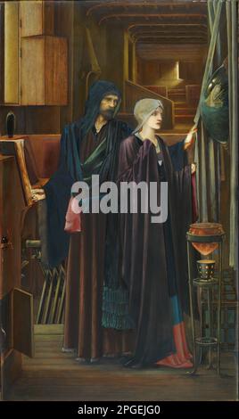 Le magicien 1896/1898 par Edward Burne-Jones Banque D'Images