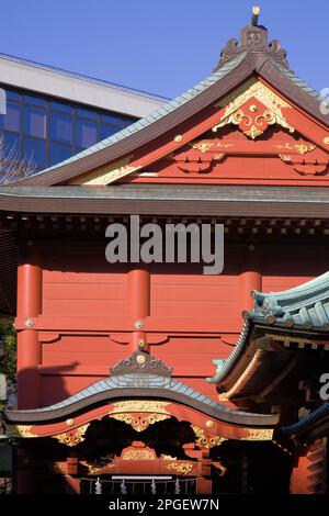 Japon, Tokyo, Temple de Kanda Myojin, Banque D'Images