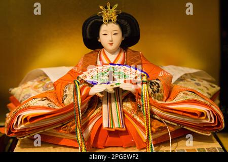 Japon, Tokyo, poupées, marionnettes, Hina Matsuri, fête des filles, Banque D'Images