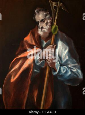 Apôtre Saint Thaddeus (Jude) entre 1610 et 1614 par El Greco Banque D'Images