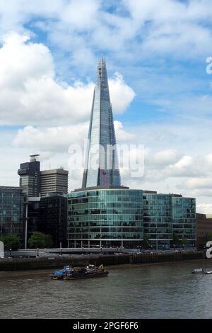 The Shard, Shard London Bridge, London Bridge Tower, gratte-ciel, Londres, Angleterre, Royaume-Uni, Europe Banque D'Images