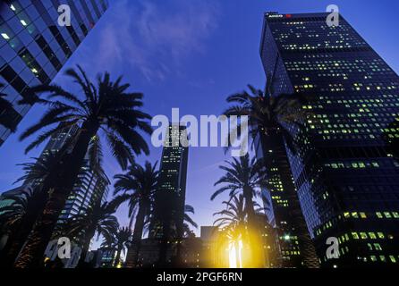 FIGUEROA STREET CENTRE-VILLE DE LOS ANGELES CALIFORNIE ETATS-UNIS Banque D'Images