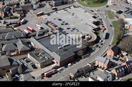 Vue aérienne de Wisbech, Cambridgeshire Banque D'Images