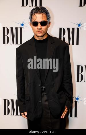 21 mars 2023, BEVERLY HILLS, CALIFORNIE, États-Unis : TAINY arrive sur le tapis rouge pour les prix annuels BMI Latin Awards 30th à l'hôtel Beverly Wilshire four Seasons de Beverly Hills, Californie, sur 21 mars 2023. (Credit image: © Clutch Pockets Wambli/ZUMA Press Wire) USAGE ÉDITORIAL SEULEMENT! Non destiné À un usage commercial ! Banque D'Images