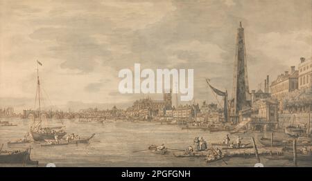 La ville de Westminster à proximité de la porte d'eau de York entre 1746 et 1747 par le canal Giovanni Antonio Banque D'Images