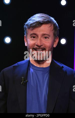 Milan, Italie. 22nd mars 2023. Milan - émission de télévision 'ce soir est Cattelan' - Max Biaggi crédit: Agence de photo indépendante/Alamy Live News Banque D'Images