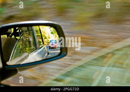 miroir de voiture Banque D'Images