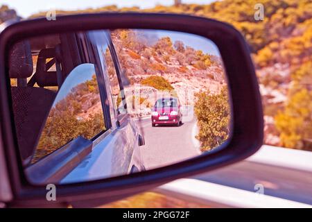 miroir de voiture Banque D'Images