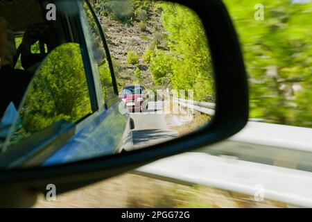miroir de voiture Banque D'Images