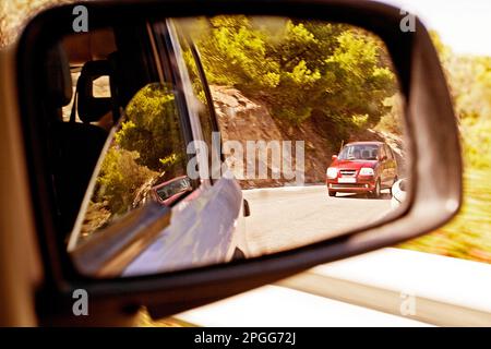 miroir de voiture Banque D'Images