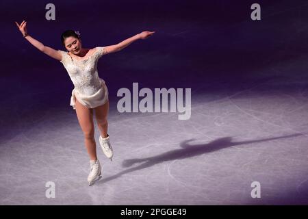 Saitama, Japon. 22nd mars 2023. Satoko Miyahara Figure Skating : Championnats du monde de patinage artistique de l'UIP 2023 cérémonie d'ouverture à Saitama Super Arena à Saitama, Japon . Credit: Yohei Osada/AFLO SPORT/Alay Live News Banque D'Images