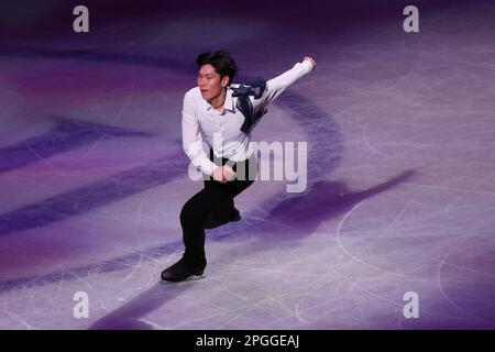 Saitama, Japon. 22nd mars 2023. Keiji Tanaka Figure Skating : Championnats du monde de patinage artistique de l'UIP 2023 cérémonie d'ouverture à Saitama Super Arena à Saitama, Japon . Credit: Yohei Osada/AFLO SPORT/Alay Live News Banque D'Images