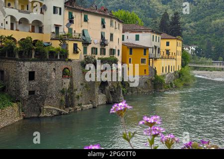 Bagni di Lucca, Lucca, Toscane, Italie Banque D'Images