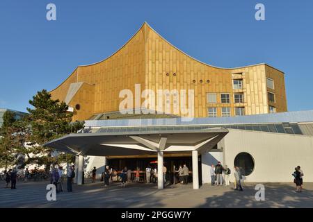 Philharmonie, Herbert-von-Karajan-Strasse, Tiergarten, Mitte, Berlin,Allemagne Banque D'Images