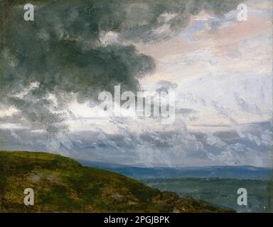 Étude des nuages dérivants 1835 par Johan Christian Clausen Dahl Banque D'Images