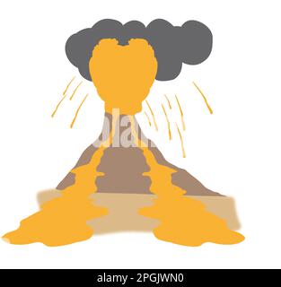 Éruption Banque D'Images