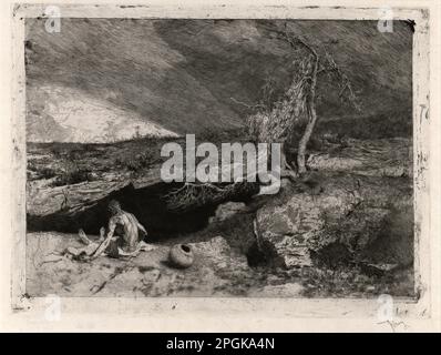 Anchorite vers 1869 par Maria Fortuny Banque D'Images