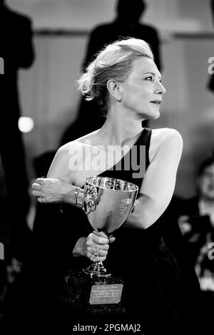 Venise, Italie, 10th septembre 2022, Cate Blanchett participe au Festival du film de Venise 2022 (photos : Giovanna Onofri) Banque D'Images