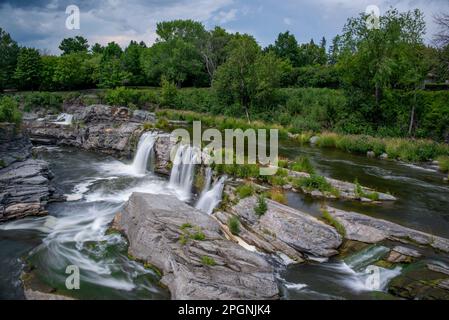 Les chutes d'eau de Hog's Back, Ottawa (Ontario), Canada Banque D'Images