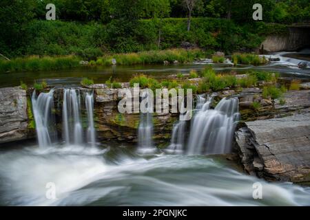 Les chutes d'eau de Hog's Back, Ottawa (Ontario), Canada Banque D'Images