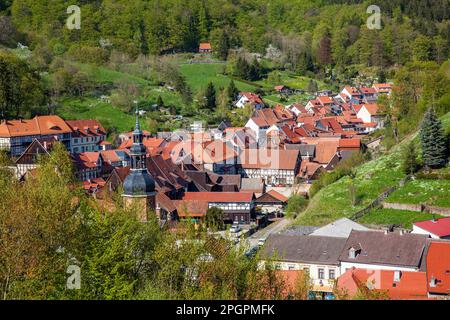 Impressions de Stolberg dans les montagnes Harz Banque D'Images