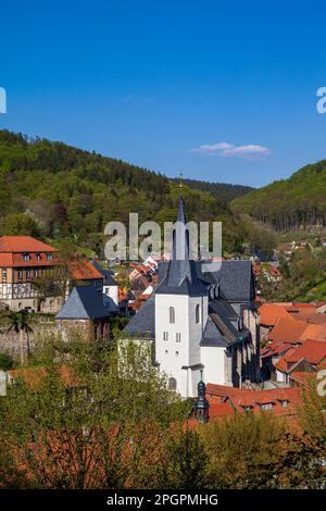 Impressions de Stolberg dans les montagnes Harz Banque D'Images