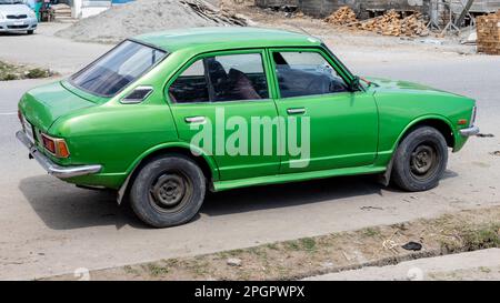 Berline Toyota Corolla E20 2nd génération Banque D'Images