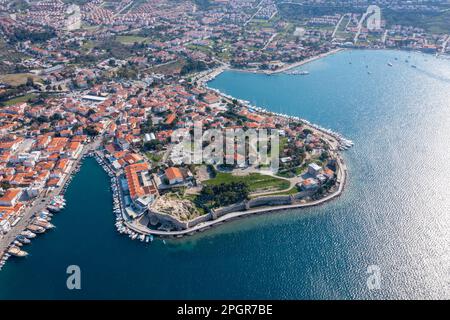 Foca est une ville et un quartier de la province turque d'Izmir, sur la côte égéenne. Banque D'Images