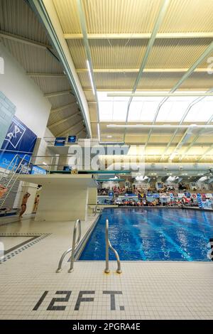 Minneapolis, Minnesota, États-Unis. 23rd mars 2023. Le puits de plongée aux Championnats de natation et de plongée hommes NCAA 2023 à Minneapolis, Minnesota. (Credit image: © Steven Garcia/ZUMA Press Wire) USAGE ÉDITORIAL SEULEMENT! Non destiné À un usage commercial ! Banque D'Images