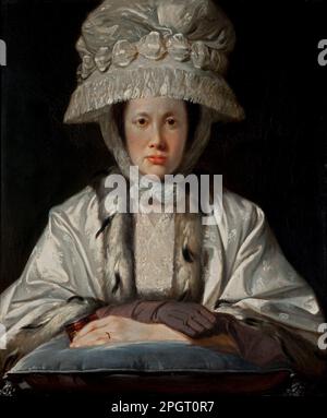 Portrait d'Anne Howard-Vyse 1780 par Tilly Kettle Banque D'Images