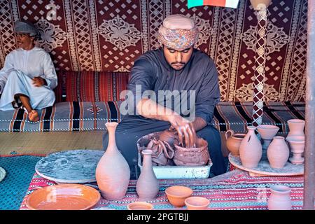 Poterie, Nizwa, Oman Banque D'Images