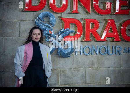 Londres, Royaume-Uni. 23rd mars 2023. Daisy Head participe à la première de Dungeons & Dragons au Royaume-Uni - Honor Among Thieves au Cineworld Leicester Square. Crédit : SOPA Images Limited/Alamy Live News Banque D'Images