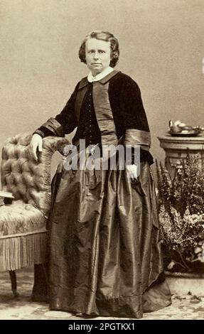 Portrait de Rosa Bonheur (Marie Rosalie) (1823-1899) photographie de Disderi Banque D'Images