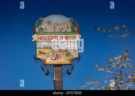 Photographie locale de Houghton Regis Banque D'Images