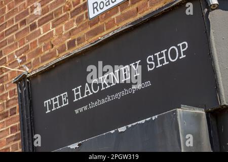 Hackney, Londres, Photographie locale Banque D'Images