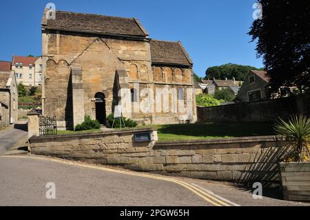 L'église saxonne de St Laurence à Bradford-on-Avon, Wiltshire, Royaume-Uni. Banque D'Images