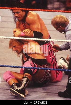 1995 Bort Hart Owen Hart photo de John Barrett/PHOTOlink Banque D'Images