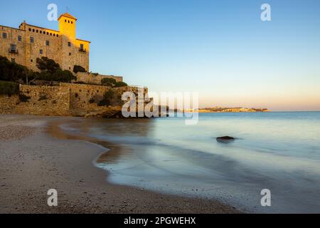 Le château de Tamarit, Espagne Banque D'Images